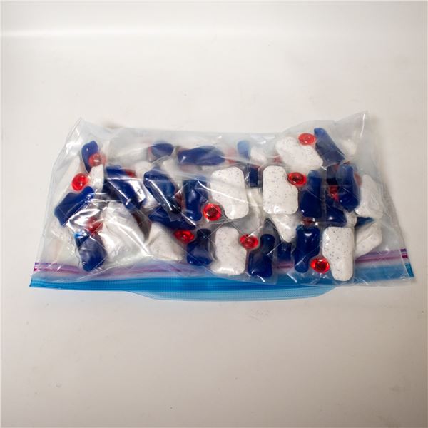 BAG OF FINISH POWERBALL DISHWASHING DETERGENT
