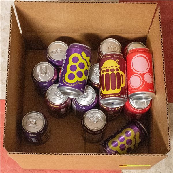 REPACKED 17 X 355ML POPPI CLASSIC FAVES SODA