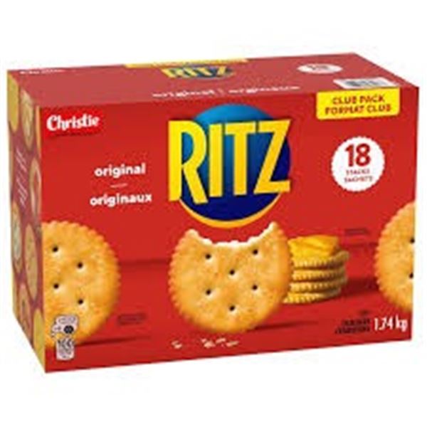 NEW W BOX 1.74KG RITZ ORIGINAL CRACKERS