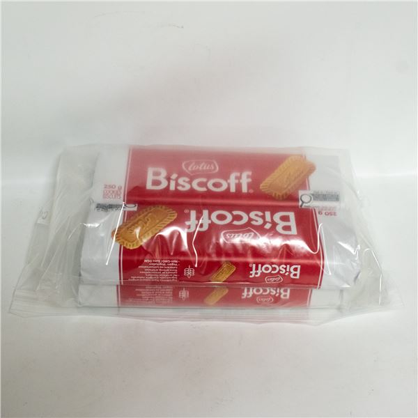 REPACKED 4 X 250G LOTUS BISOCFF COOKIES