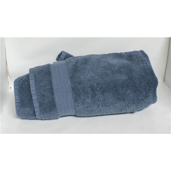 SERENE HOME BATH TOWEL BLUE