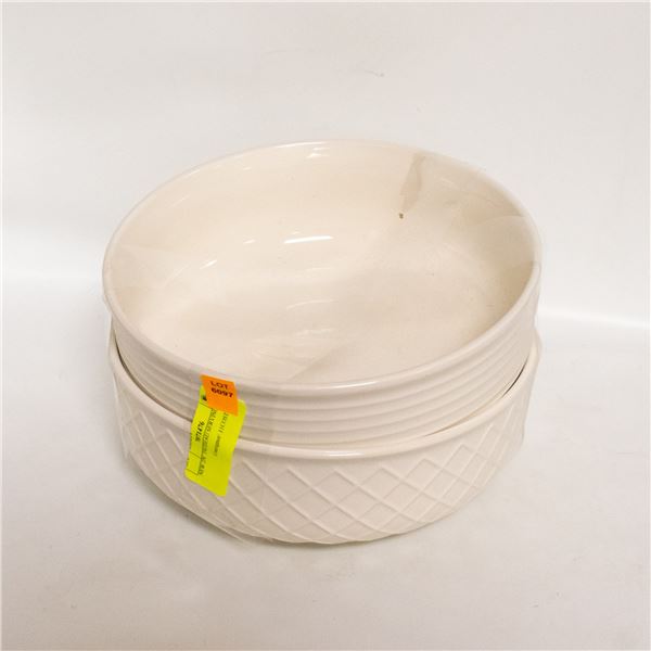 NEW 2PC TRUDEAU SERVING BOWLS