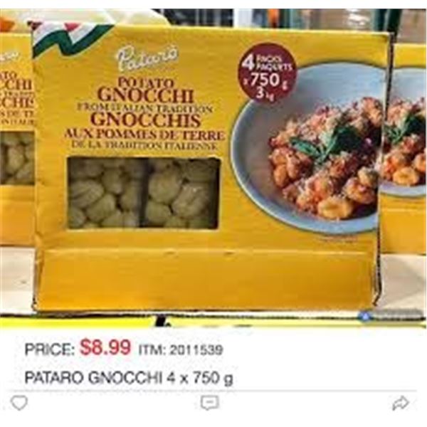 4 X 750G PATARO POTATO GNOCCHI