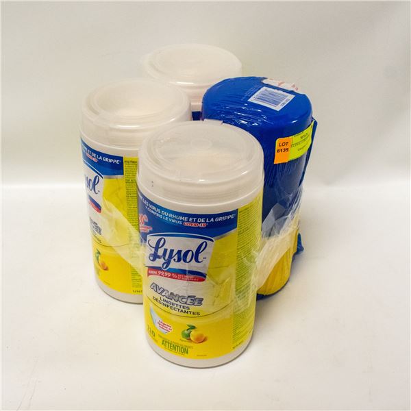 4 X 110 LYSOL CITRUS WIPES