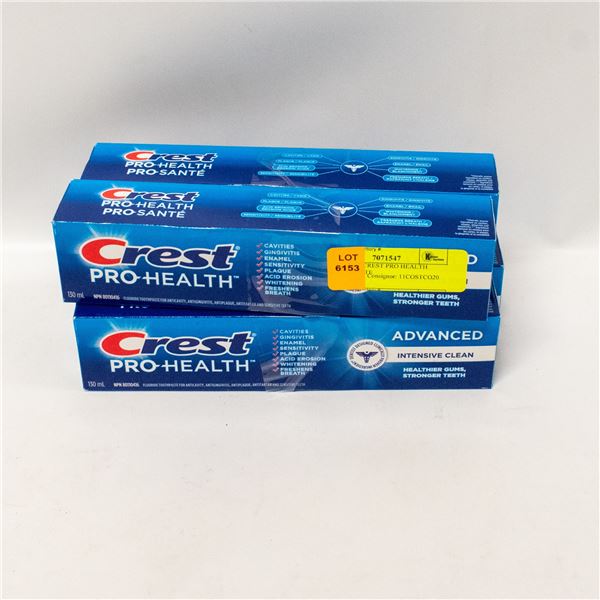 4 X 130ML CREST PRO HEALTH TOOTHPASTE