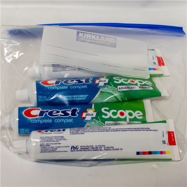 REPACKED 4 X 170ML CREST SCOPE TOOTHPASTE