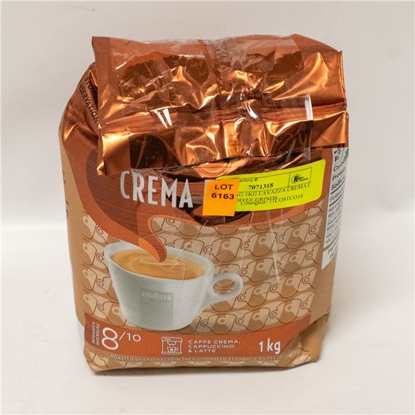 NEW W BAG 1KG LAVAZZA CREMA E AROMA COFFEE GRINDS
