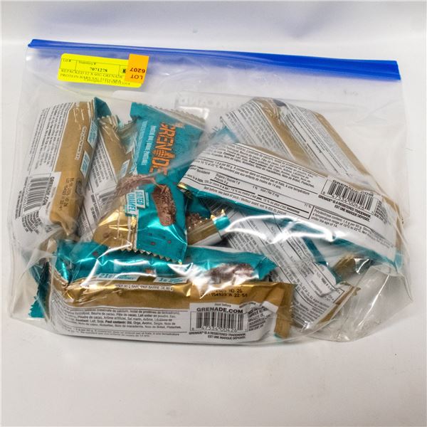 REPACKED 12 X 60G GRENADE PROTEIN BARS SALTED CARA