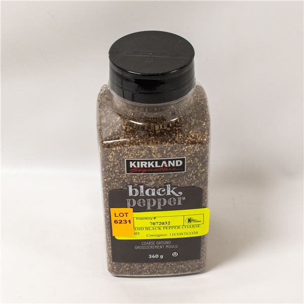 KIRKLAND BLACK PEPPER COARSE GROUND