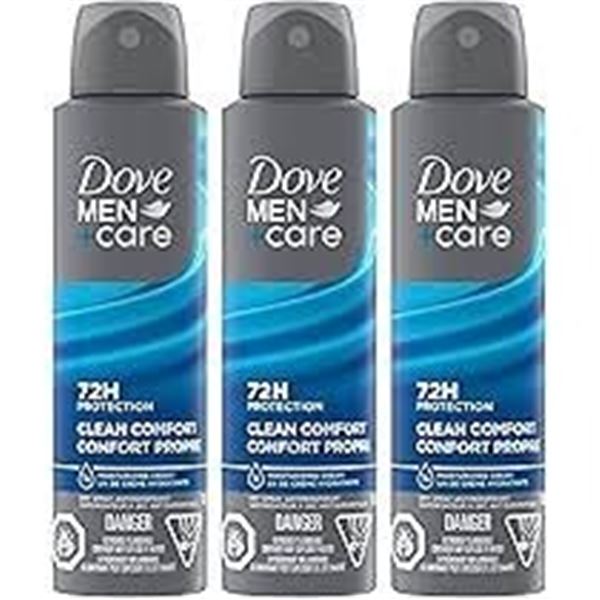 3 X 107G DOVE MEN + CARE SWEAT & ODOUR PROTECTION