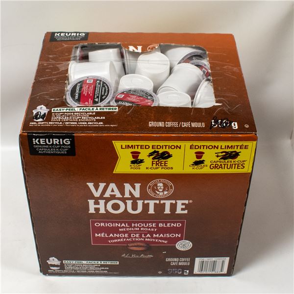 BOX OF VAN HOUTTE ORIGINAL HOUSE BLEND K CUP PODS