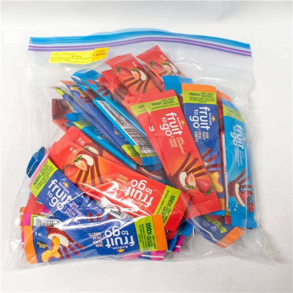 REPACKED 56 X 14G SUNRYPE FRUIT TO GO STRIPS