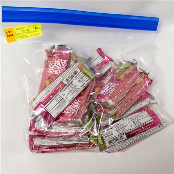 REPACKED 12 X 55G NO SUGAR FIBRE BARS PB&J