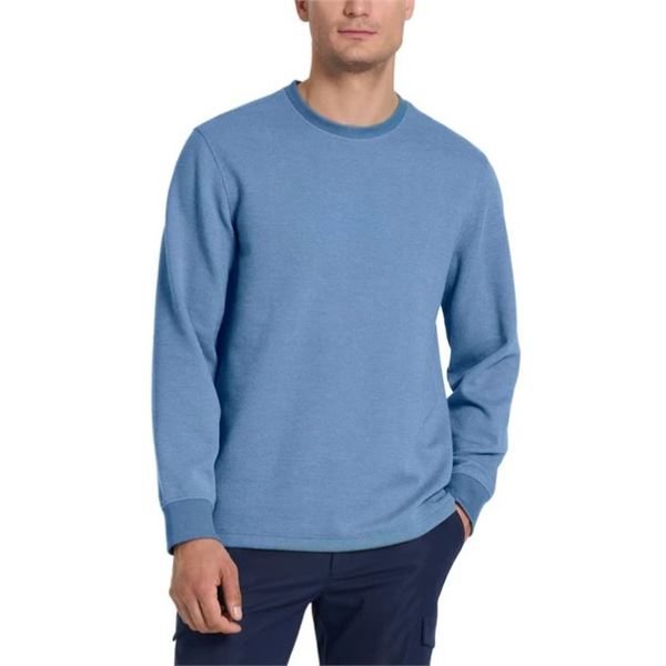 NEW VAN HEUSEN MEN'S JACQUARD LONG SLEEVE SZ M