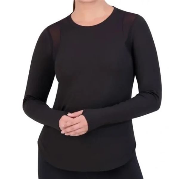 NEW SAGE COLLECTIVE LONG SLEEVE ACTIVE TOP SIZE SM
