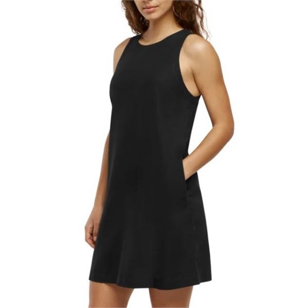 NEW BANANA REPUBLIC SLEEVELESS BLACK DRESS SZ LRG