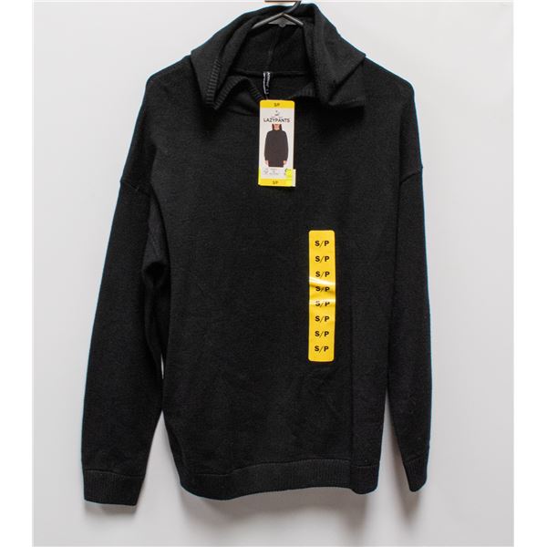 NEW LAZYPANTS LONG SLEEVE HOODED SHIRT SZ SMALL