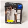 Image 1 : 3PK KENNETH COLE MENS V-NECK T-SHIRTS WHITE LARGE