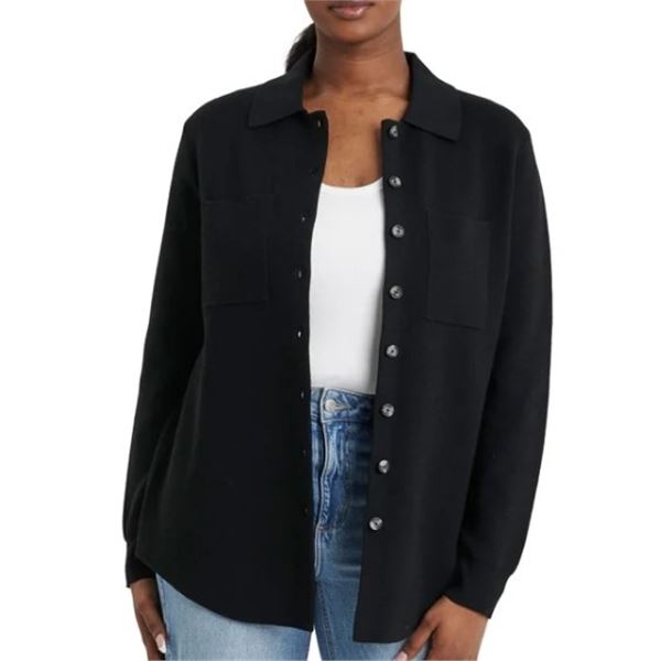 NEW COMO VINTAGE KNIT SHIRT JACKET SIZE LRG