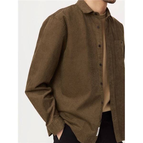 NEW FRANK BY FRANK AND OAK CORDUROY SHIRT SZ LRG