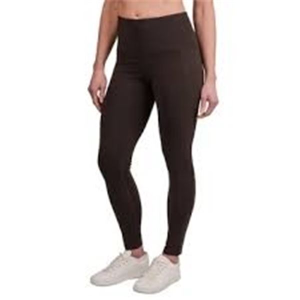 NEW TUFF WOMENS LEGGINGS BROWN SMALL