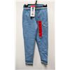 Image 1 : NEW PUMA GIRLS JOGGER PANTS LIGHT BLUE SIZE MED