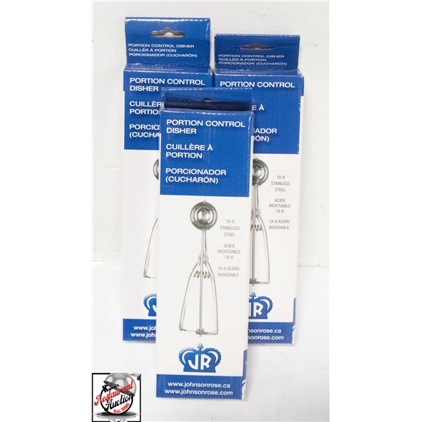 THREE NEW JOHNSON ROSE 1 3/4 OZ PORTION CONTROL