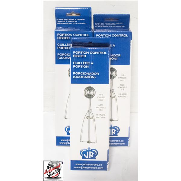 THREE NEW JOHNSON ROSE 1 3/4 OZ PORTION CONTROL