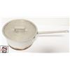 Image 1 : APPROX 9 US QUARTS ALUMINUM SAUCE POT W/ COVER