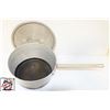 Image 2 : APPROX 9 US QUARTS ALUMINUM SAUCE POT W/ COVER