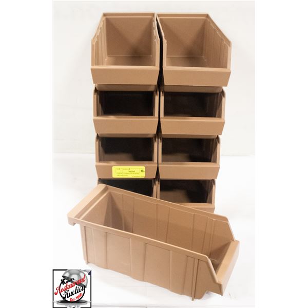 9 NEW CAMBRO STACKING ORGANIZERS