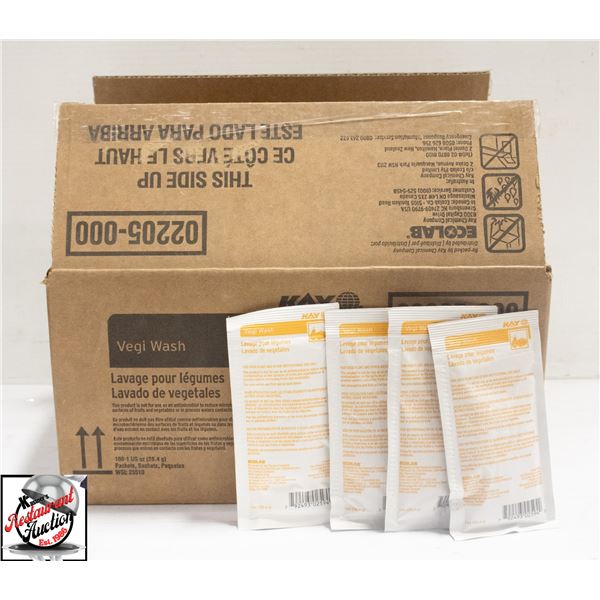 OPEN BOX OF KAY VEGI WASH