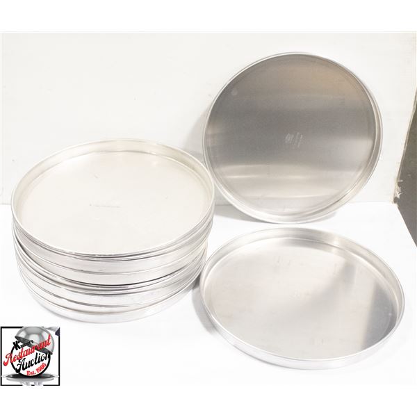 11 NEW CROWN COOKWARE 14" ALUMINUM PIZZA PANS