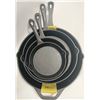 Image 1 : NEW 4 PIECE CAST IRON PAN SET - FOUR SIZES
