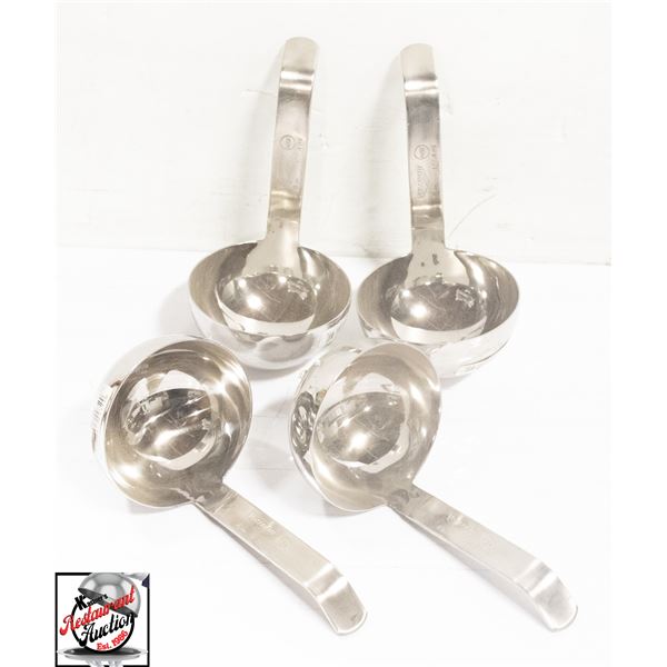 4 NEW VOLLRATH 6 OZ LADDLES