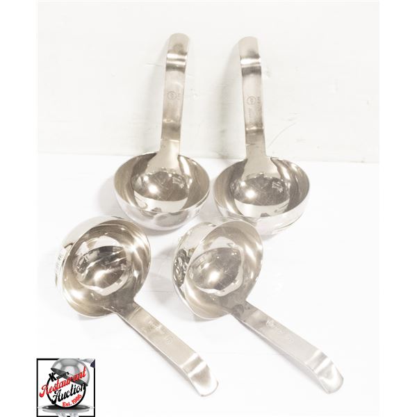 4 NEW VOLLRATH 6 OZ LADDLES