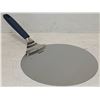 Image 1 : NEW 11" STAINLESS STEEL PIZZA PEEL W/ POLY HANDLE