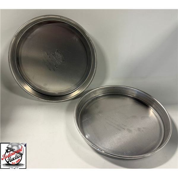 5 NEW CROWN 8" ALUMINUM PIZZA PANS