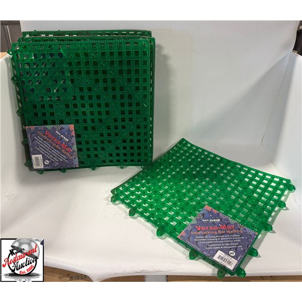 8 NEW SAN JAMAR VERSA MAT INTERLOCKING BAR MATS