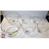 Image 1 : 6 NEW LUMINARC UNISSON T GLASS SALAD BOWLS