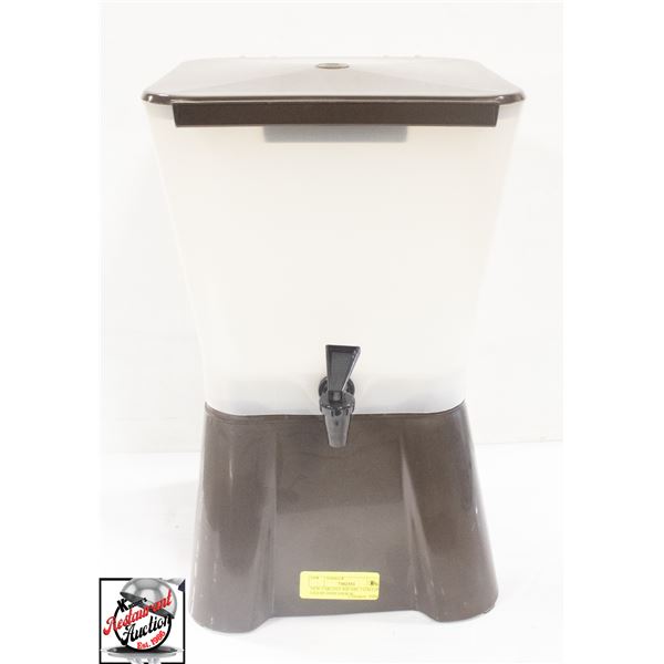 NEW CARLISLE SQUARE 3 GALLON LIQUID DISPENSER W/