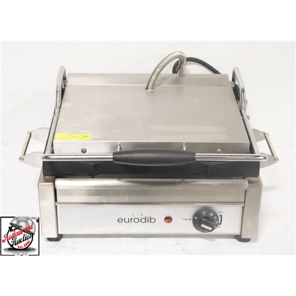 LIKE NEW EURODIB PANINI SINGLE PLUS SANDWICH GRILL