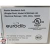 Image 5 : LIKE NEW EURODIB PANINI SINGLE PLUS SANDWICH GRILL