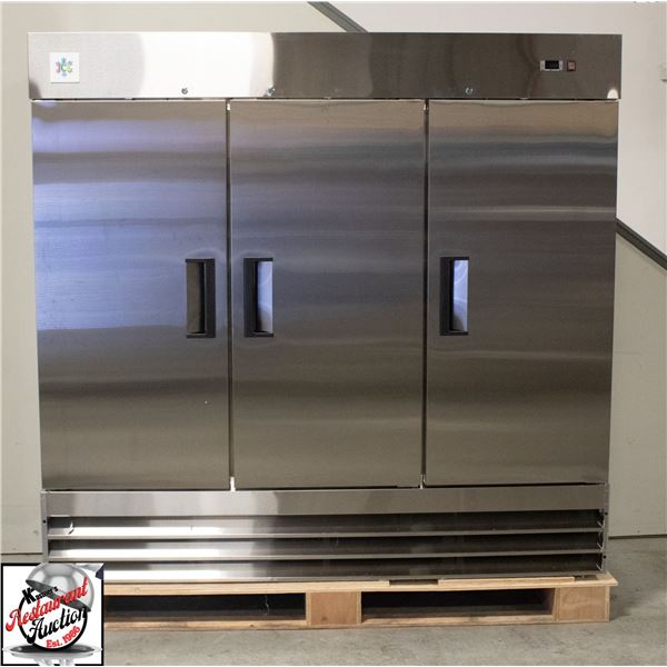 NEW ICE TRIPLE S/S DOOR UPRIGHT FREEZER