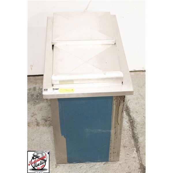 25" X 15" X 20" STAINLESS STEEL ICE BIN