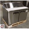 Image 2 : NEW ICE 48" PREP STATION W/ 12 1/6 PLASTIC INSERTS