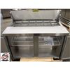 Image 3 : NEW ICE 48" PREP STATION W/ 12 1/6 PLASTIC INSERTS
