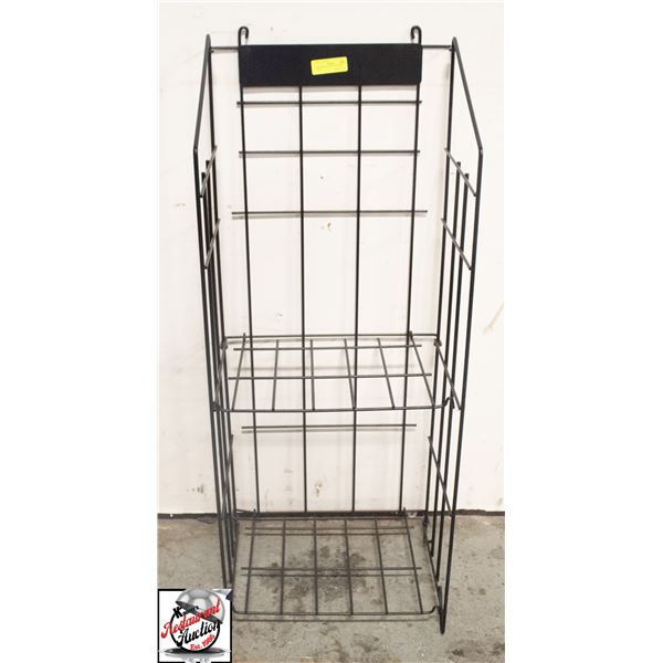 FOLDING BLACK POTATO CHIP RACK