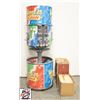 Image 1 : WHACKIES CRUNCHY CANDY DISPLAY UNIT 8 HEADS+TUBES