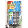 Image 3 : WHACKIES CRUNCHY CANDY DISPLAY UNIT 8 HEADS+TUBES